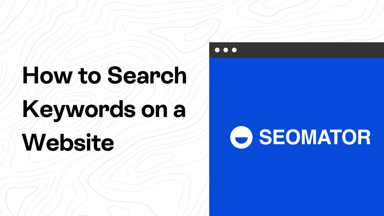How to Search Keywords on a Website