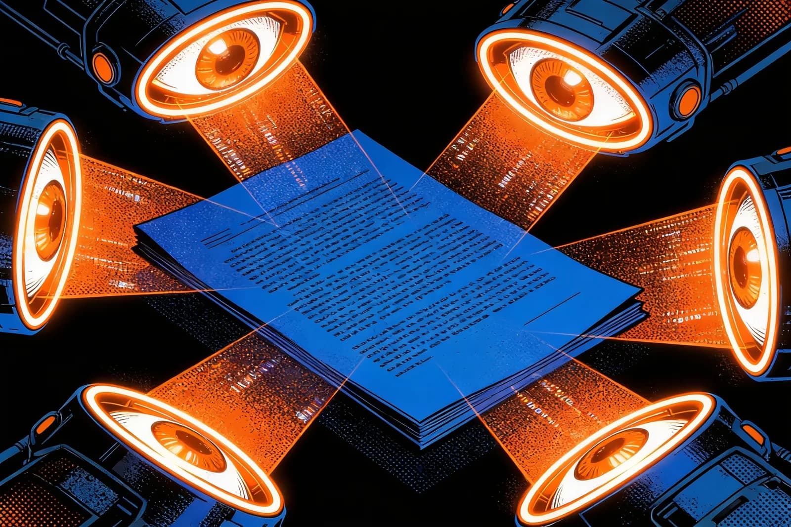Mehrere KI-Suchsysteme untersuchen dasselbe Webdokument auf relevante und zitierfähige Antworten