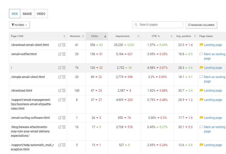 SEOmator Google Search Console integration