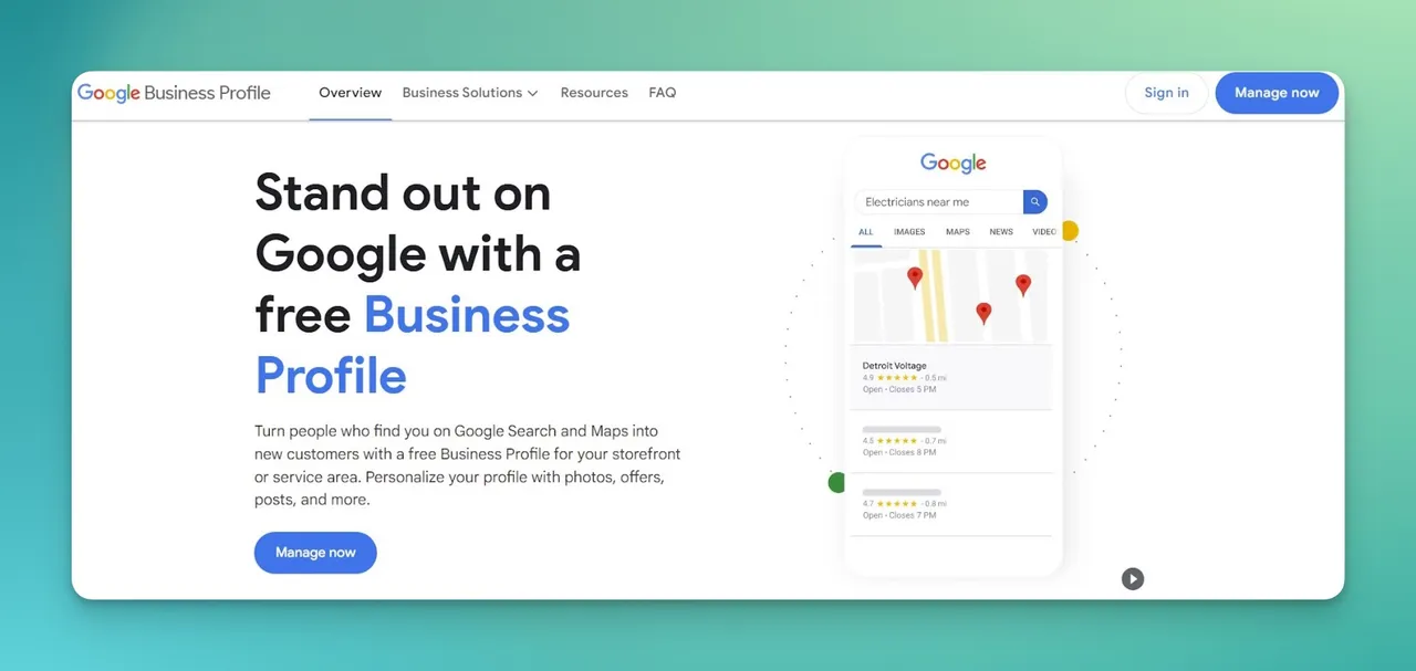 google business profile