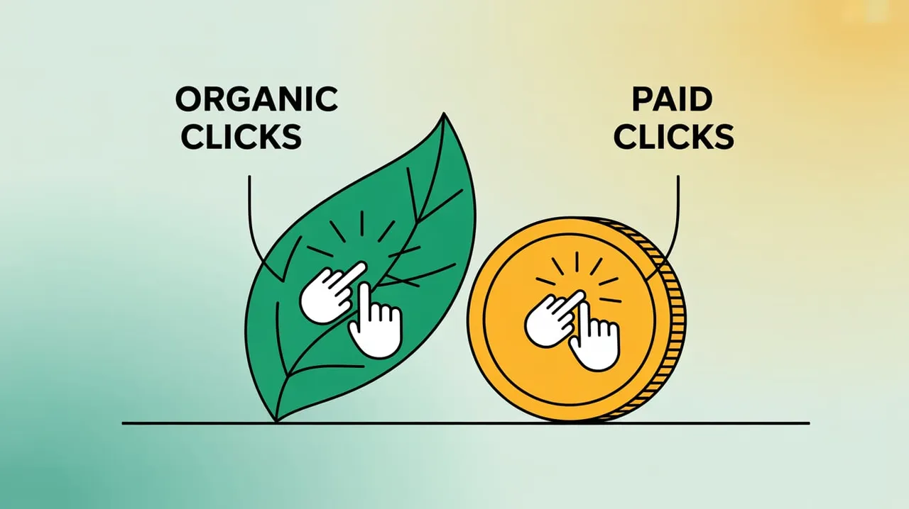 organic vs paid clicks