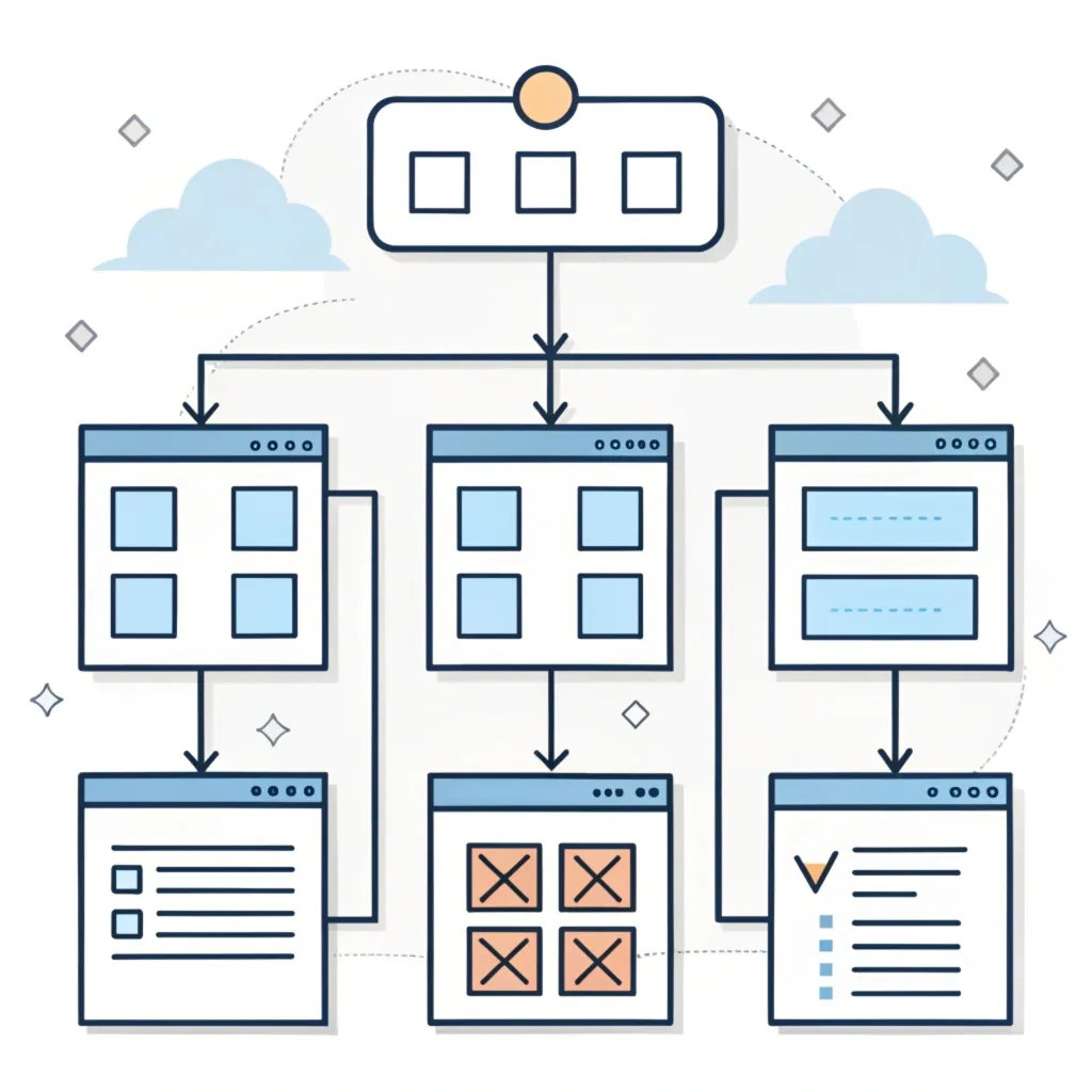 a sitemap structure