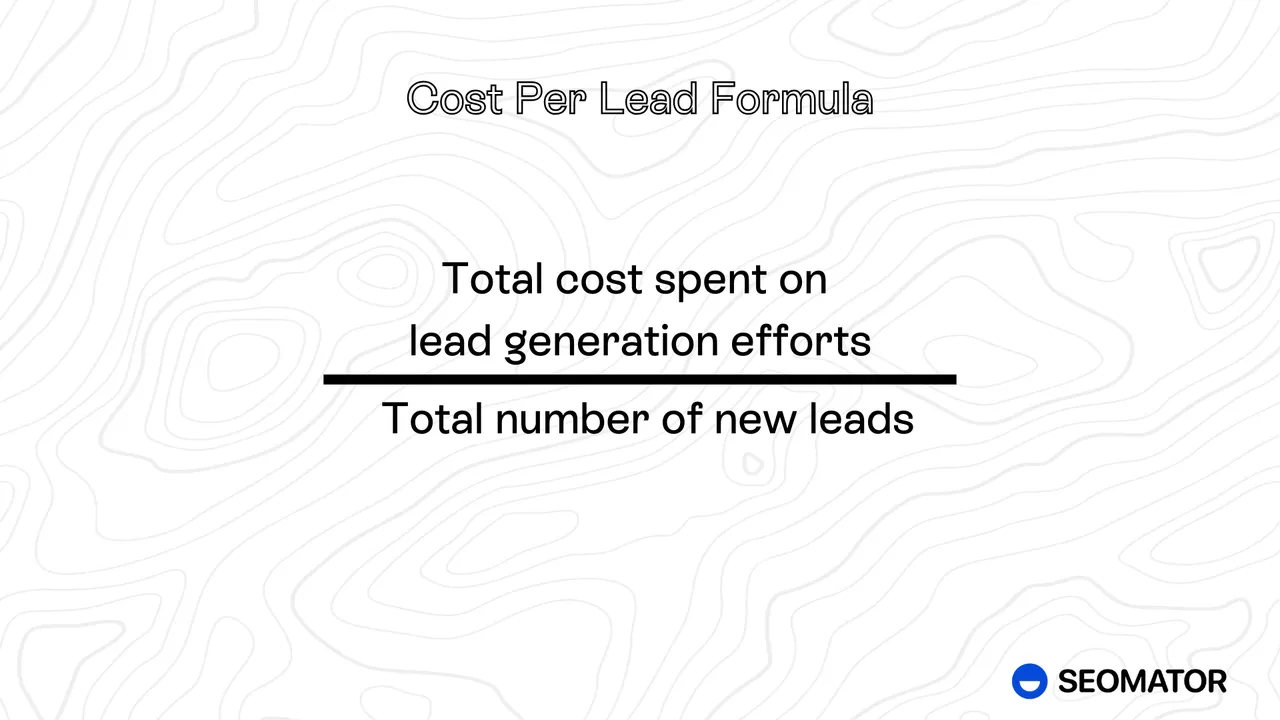 cost per lead formula