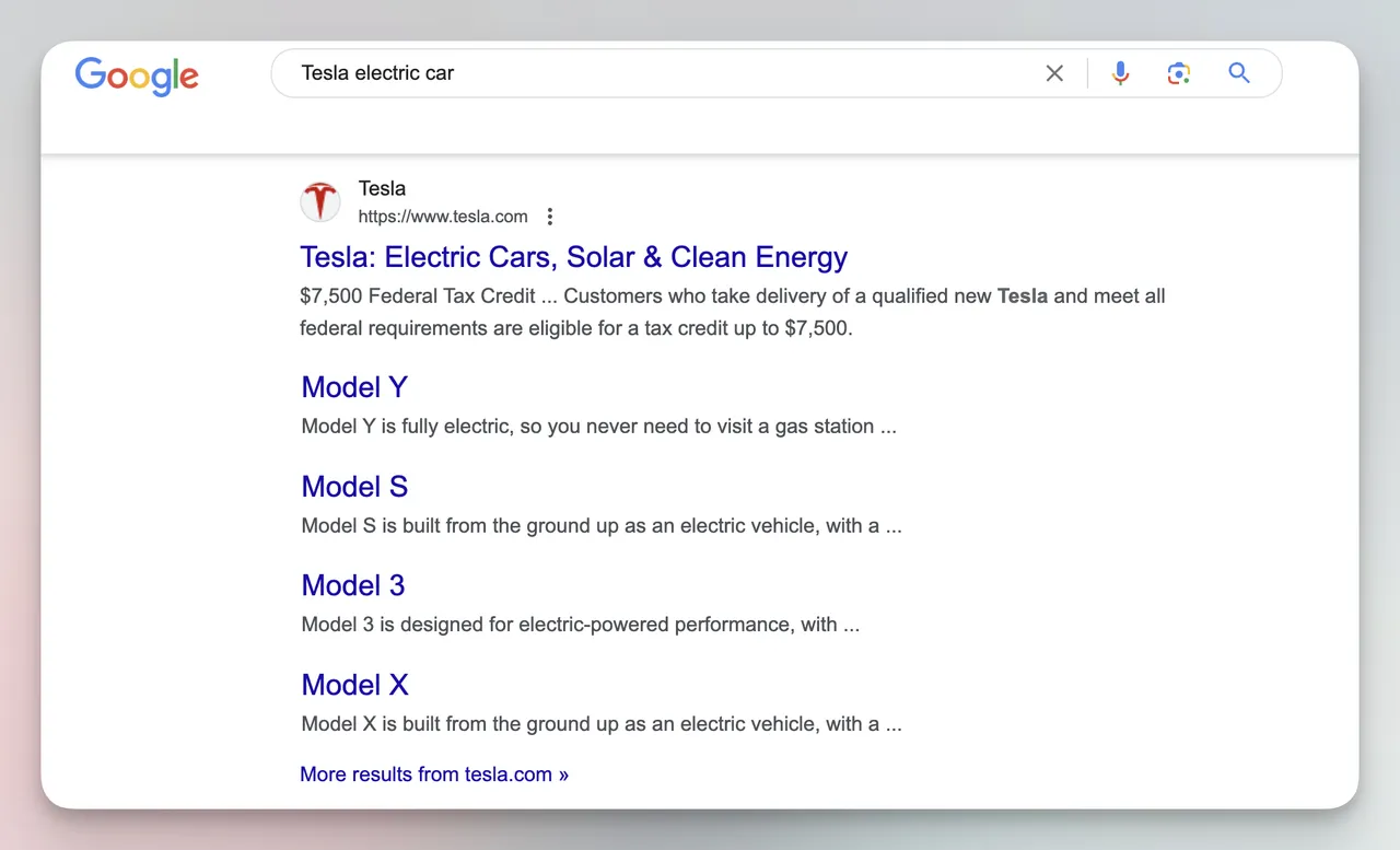 tesla elektroauto suche auf google