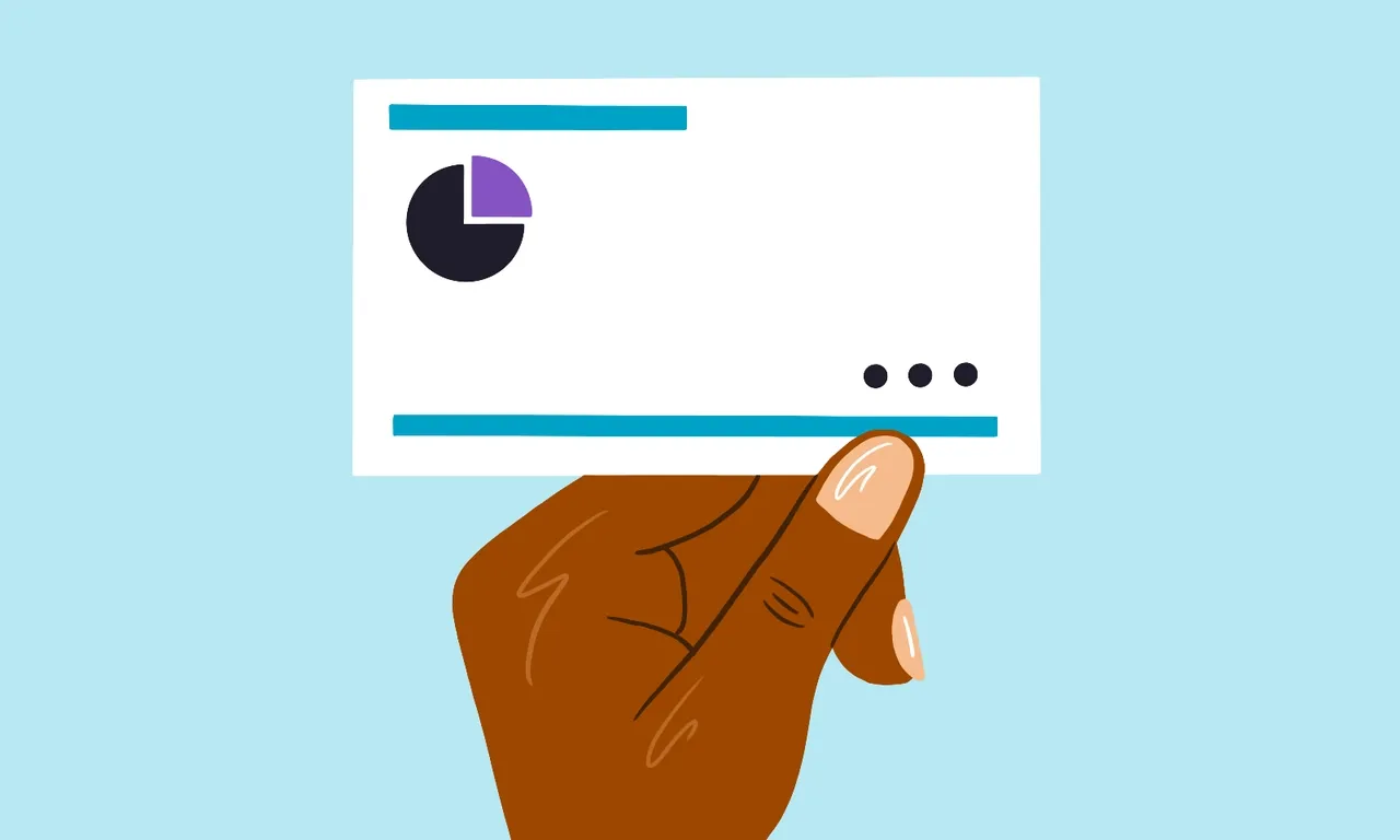 a hand holding a graph card