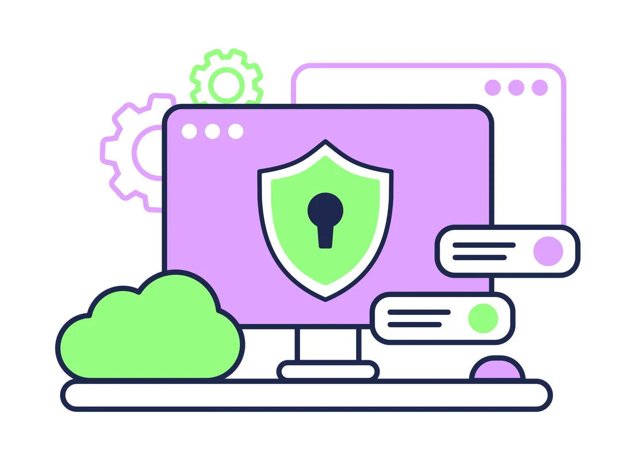 cybersecurity illustration