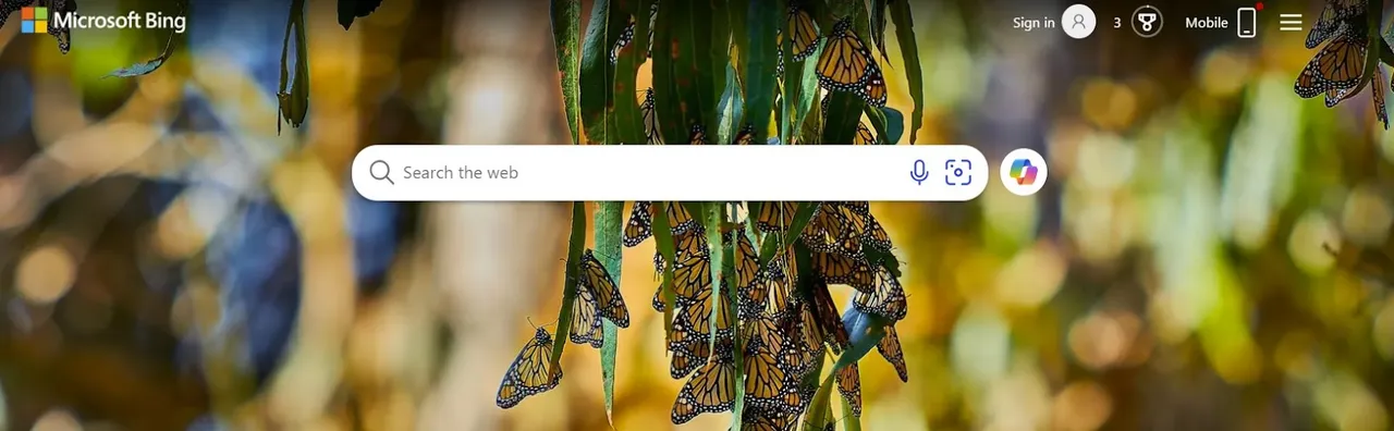 Bing-Suchleiste