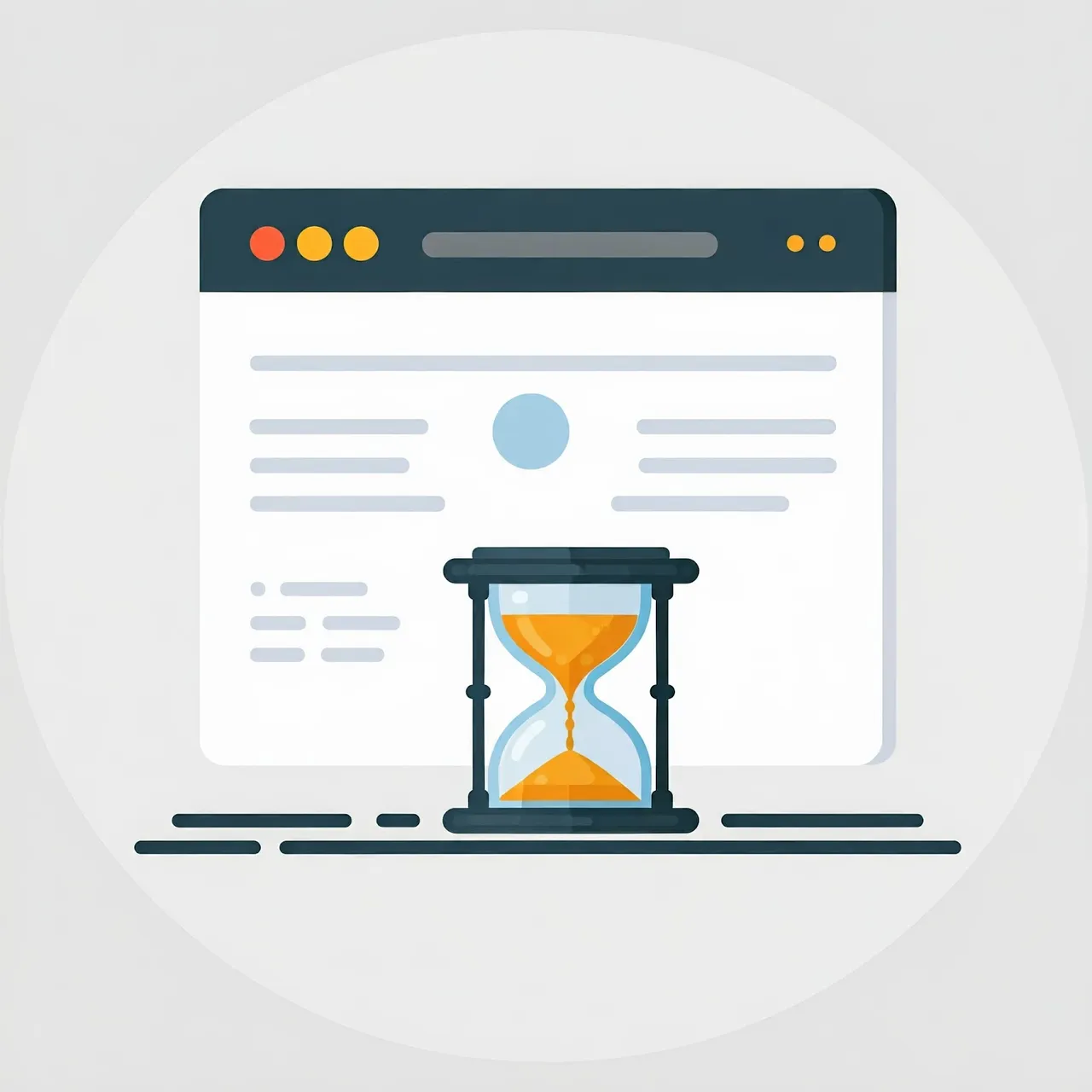 Illustration zur Webseiten-Geschwindigkeit