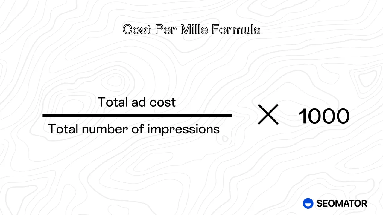 cost per mille formula