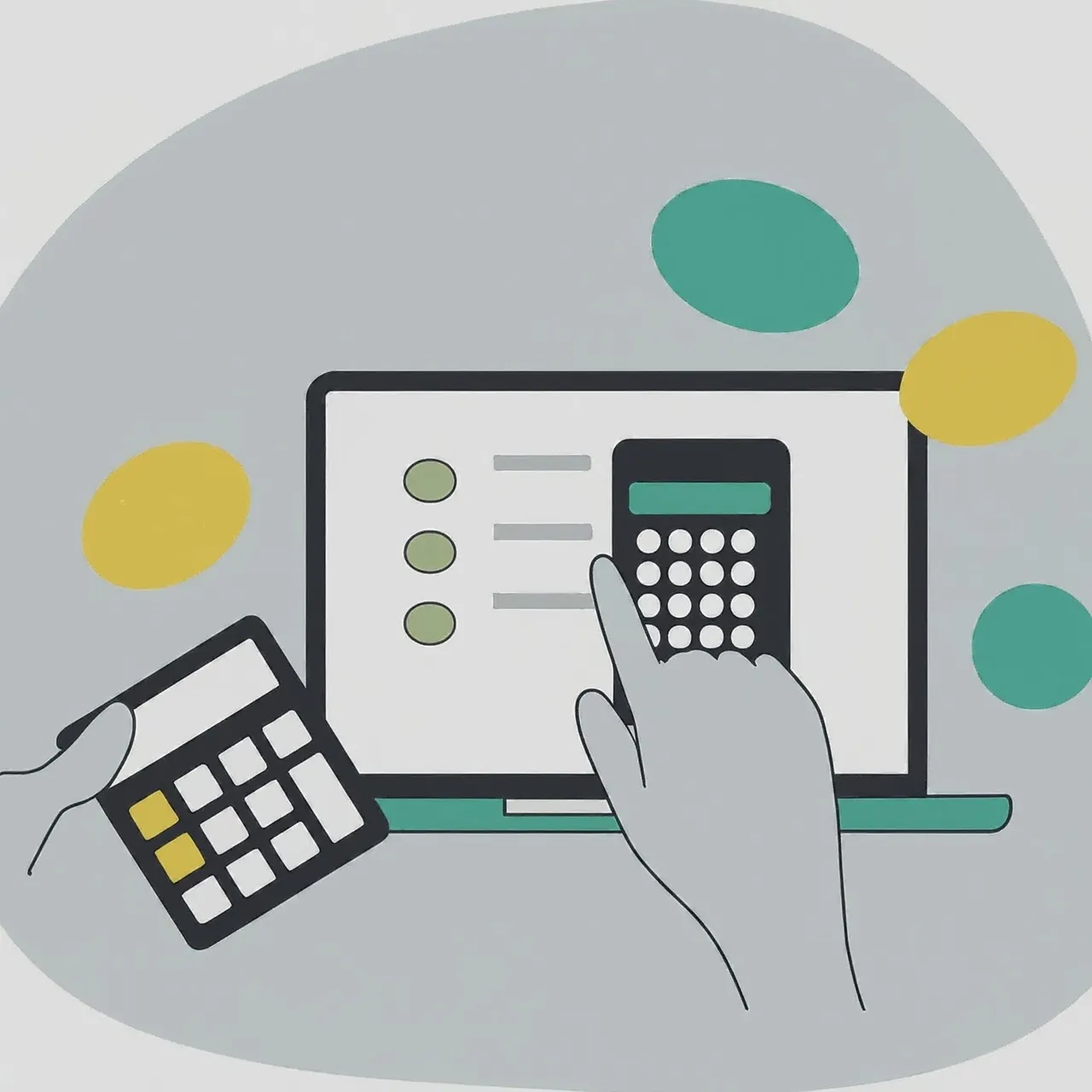 an illustration show how calculated web visitors