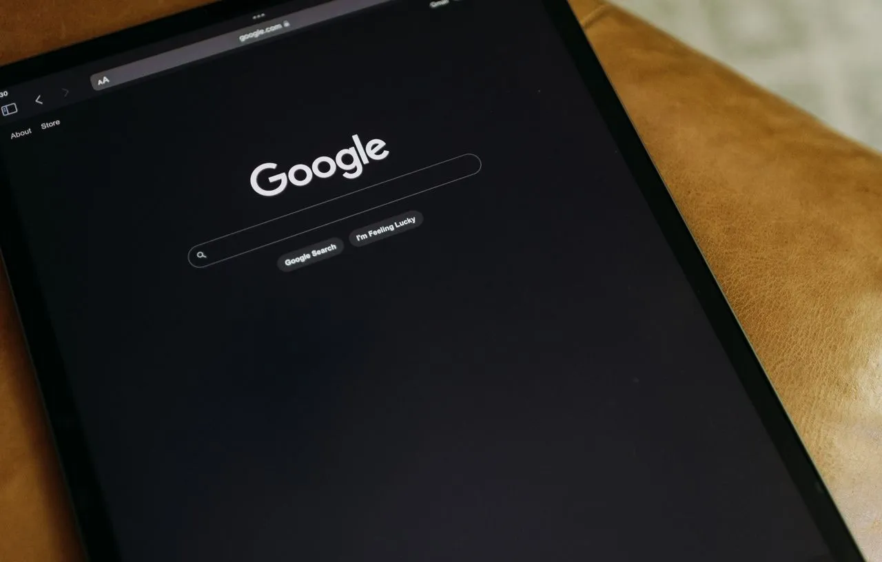 Die Suchmaske von Google