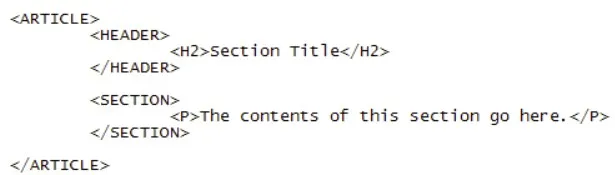 clean section example