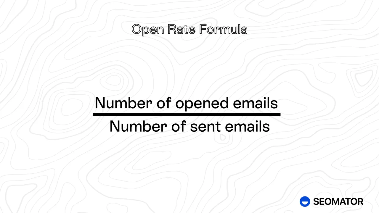 open rate formula