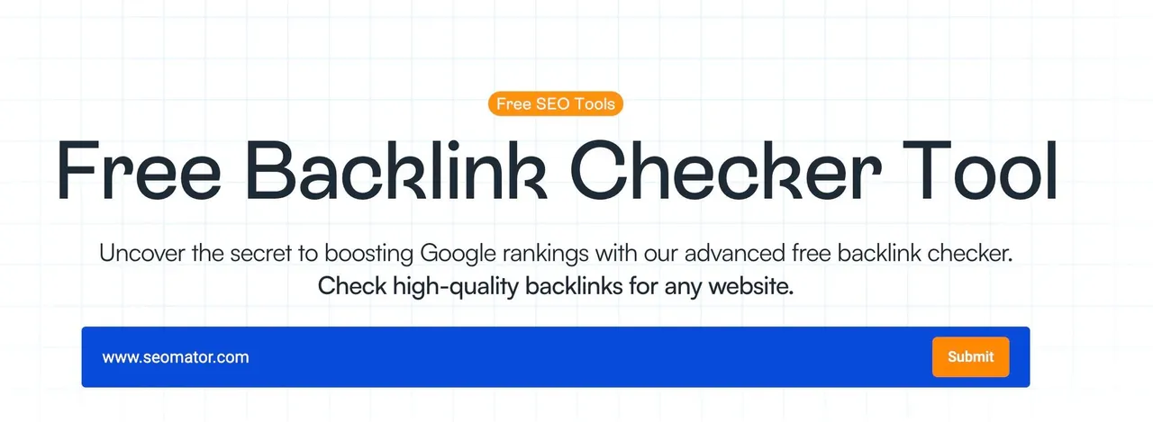 SEOmator Backlink-Audit-Tool