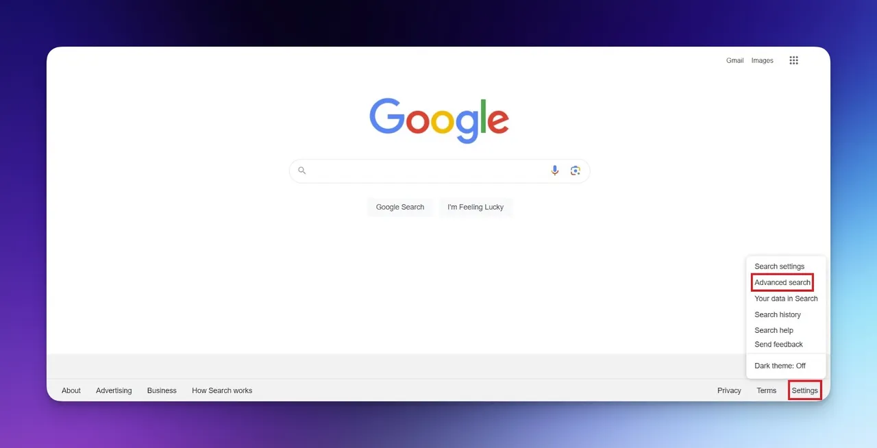 Google Erweiterte Suche Schritte