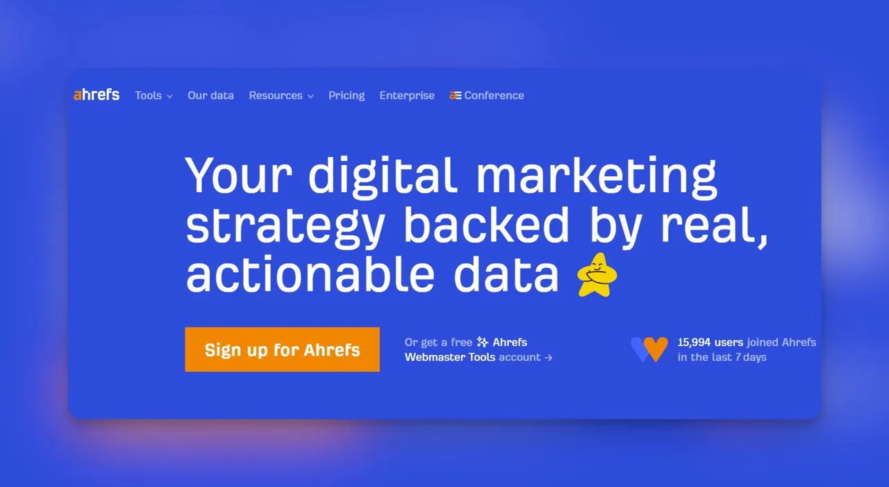 Ahrefs-Oberfläche mit Site Explorer, Backlink-Analyse und Domain-Rating-Metriken