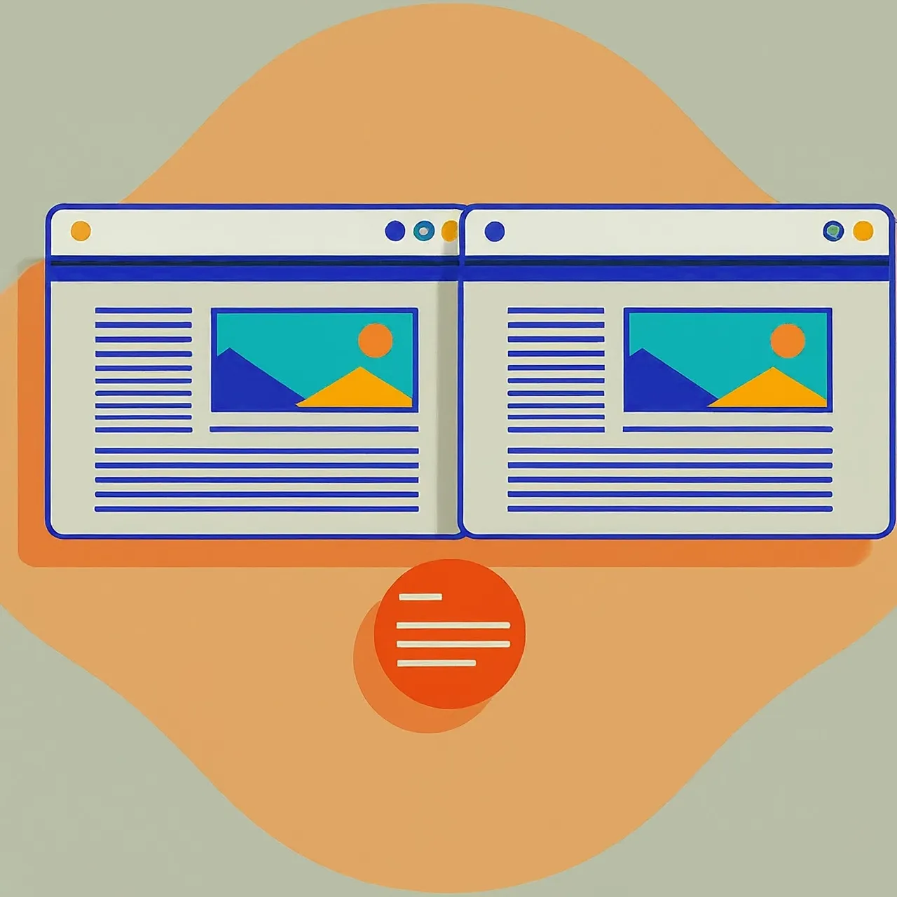 two webpages