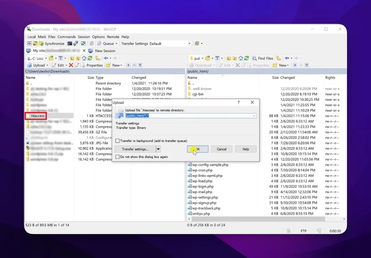 htaccess-Datei