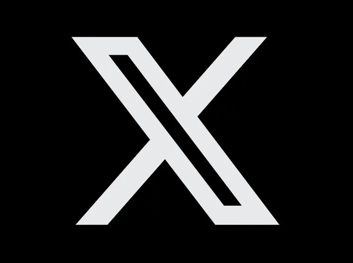 Ein Logo der Plattform X