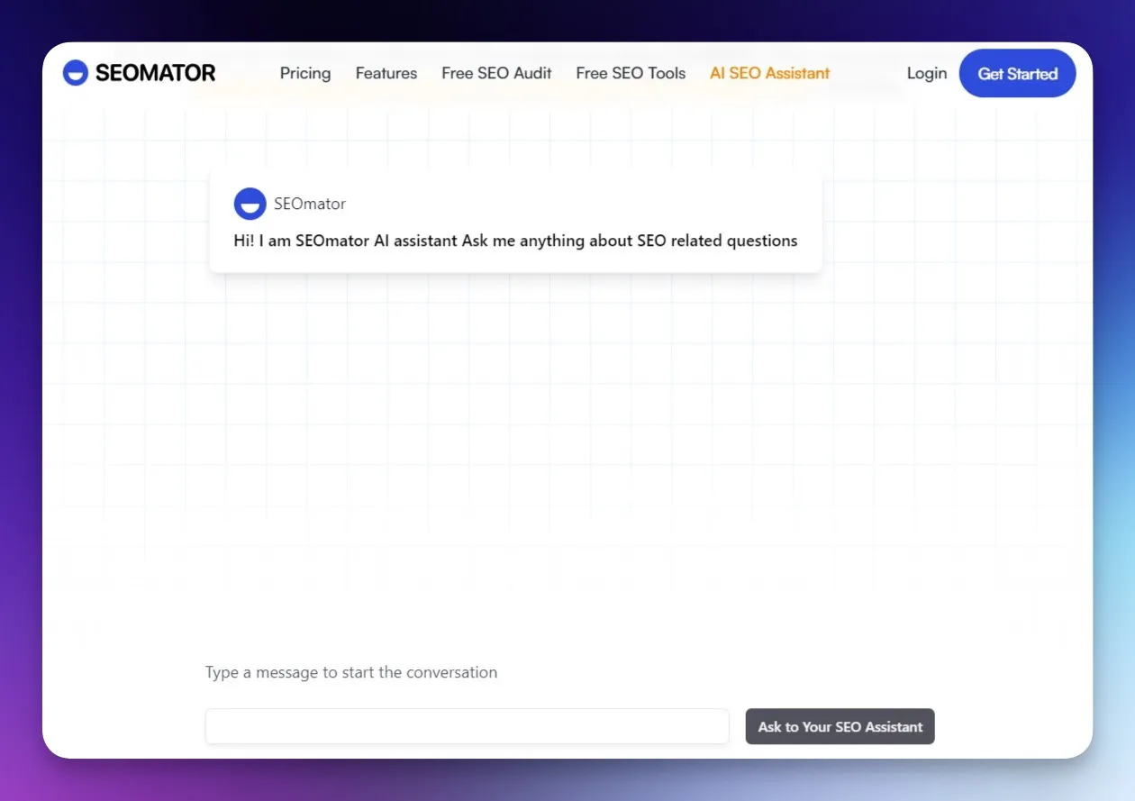SEOmators AI SEO-Assistent