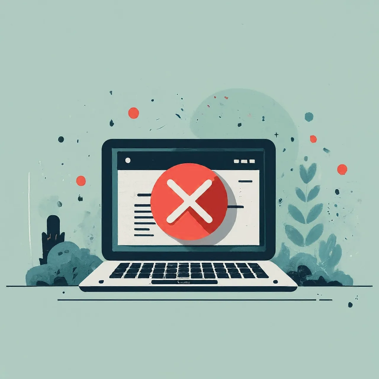 Auf die Blacklist gesetzte Website