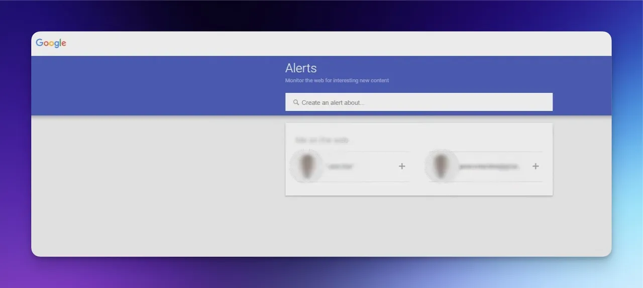 Google-Alerts-Konfiguration